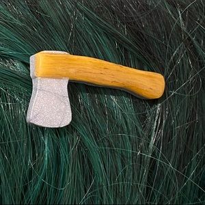 Hatchet, cleaver, axe, spooky, creepy hair clip, barrette, accessory!